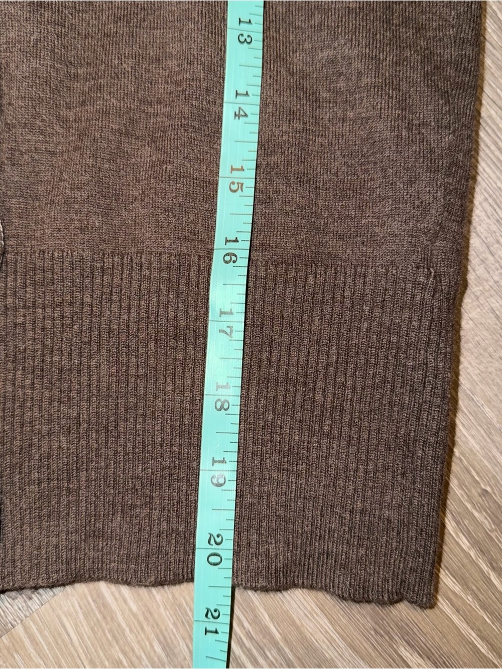 Banana Republic Brown extra fine Italian merino Button-Front cardigan sweater XS - Picture 10 of 12